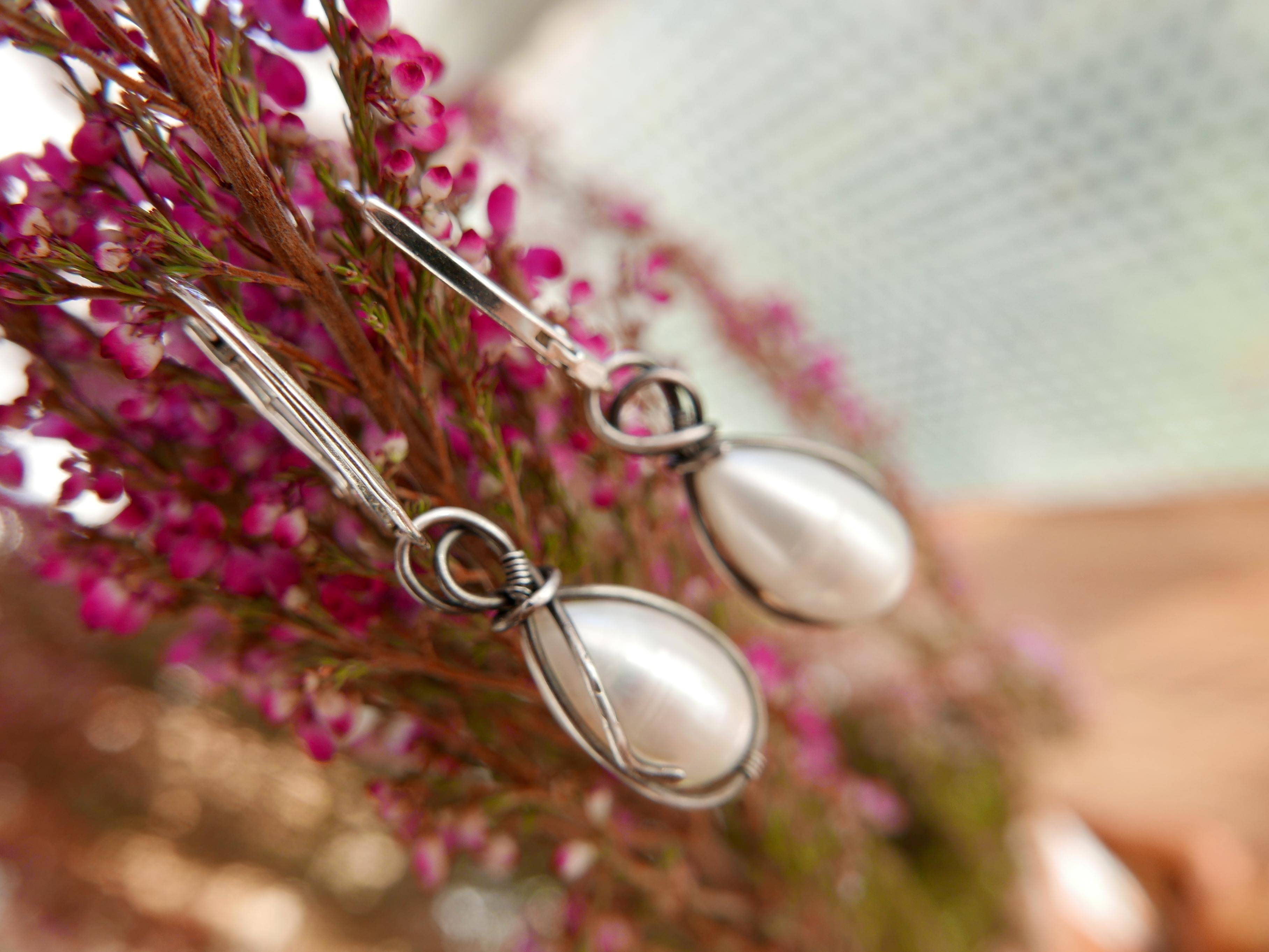 nausnice perly kapky